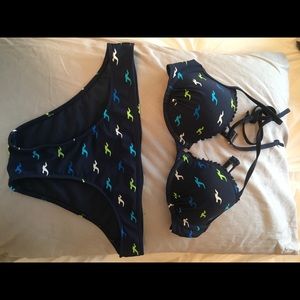 Hollister bird print bikini
